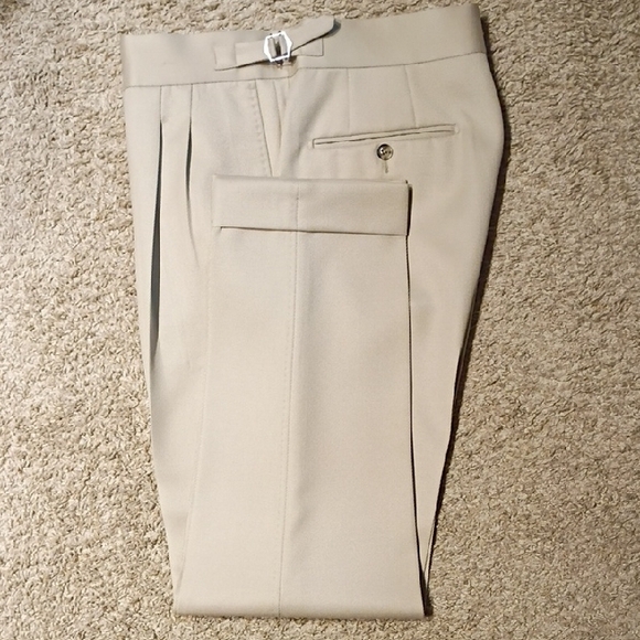 Suitsupply Taupe/Cream Dress Pants 32 - Picture 10 of 14